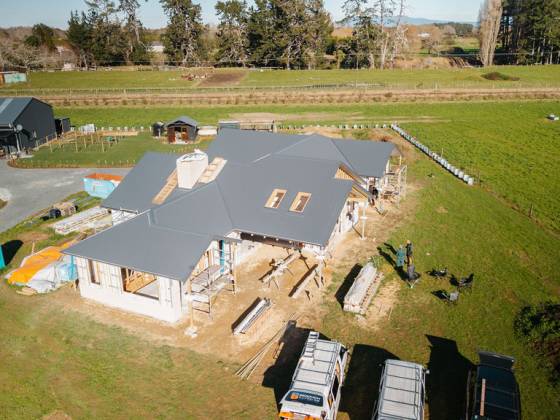 Matangi New Build Begovich Builders - During Constuction